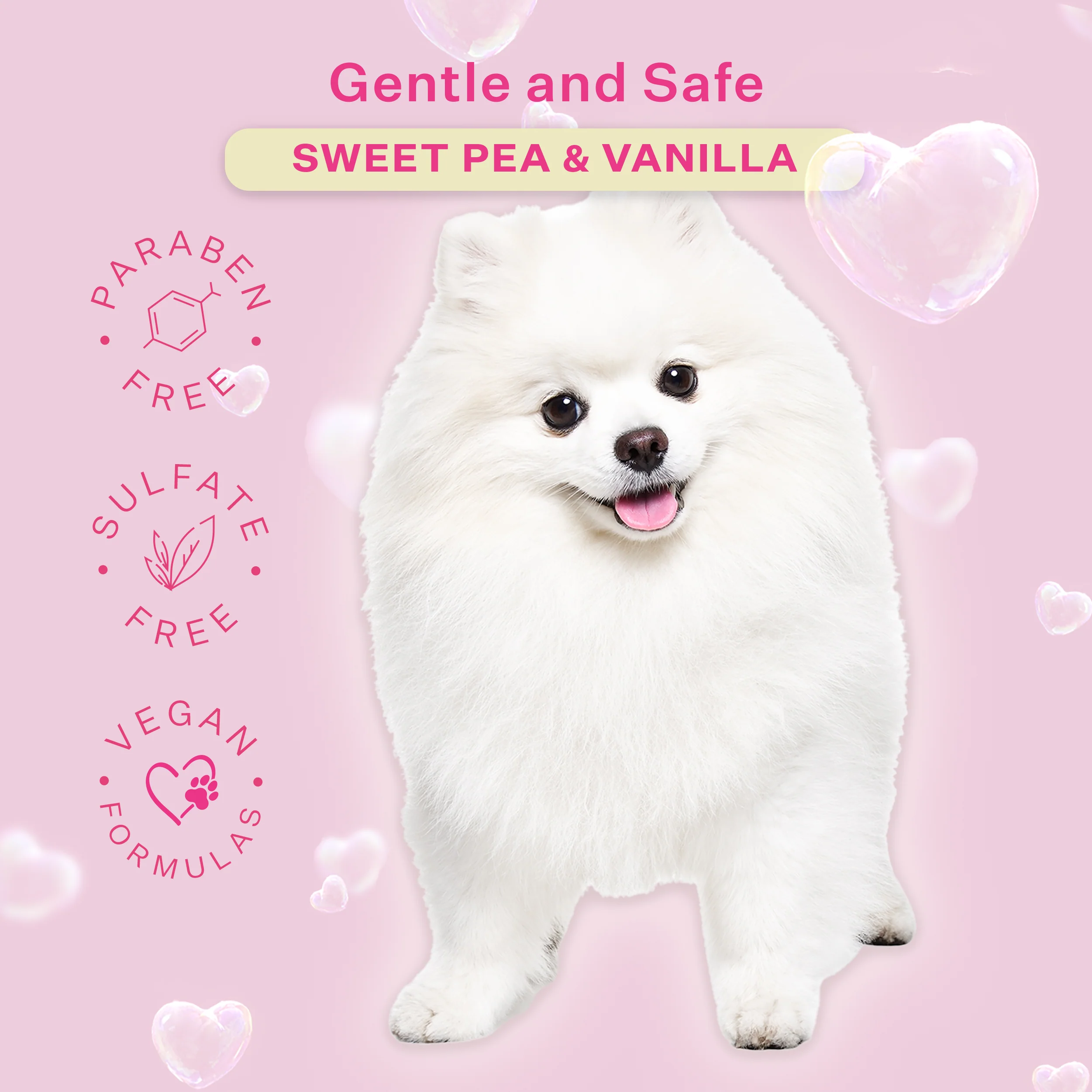 Dog & Pup Shampoo Sweet Pea & Vanilla 480ml - Image 8